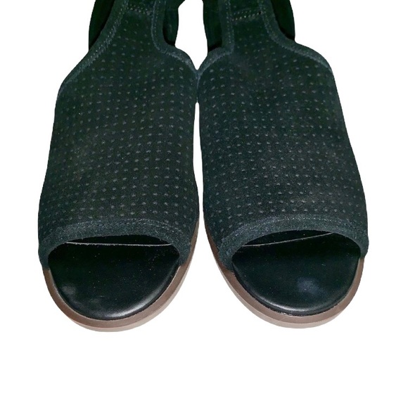 Koolaburra by UGG Perforated Suede Heeled Sandals -Ashlyn on  Kookaburra ASHLYN Perforated Suede Heeled Sandals